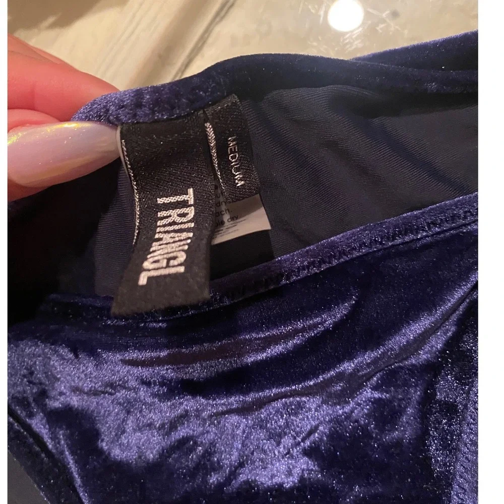 triangl swimwear plush velvet